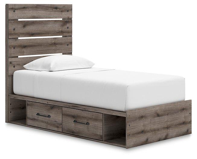 Graystorm Bed with Storage