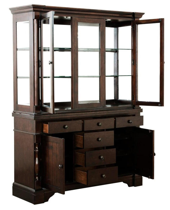 Yates Buffet and Hutch in Dark Oak 5167-50