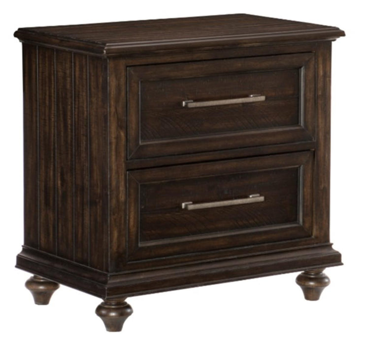 Cardona Nightstand in Driftwood Charcoal 1689-4