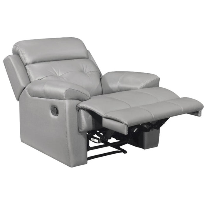 Lambent Double Reclining Chair in Silver Gray