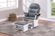 Bstfur Glider W/Ottoman in Dark Gray /Espresso image