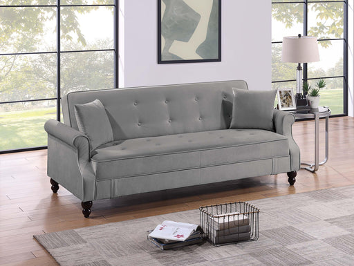 Bstfur Adjustable Sofa in Gray /Espresso image