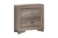 Chuint Night Stand in Espresso Bonded Leather image