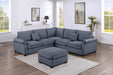 Haoind 4-Pcs Sectional Sofa in Charcoal image