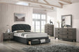 Liihcc Twin Bed W/Drawer-Charcoal in Charcoal / Black image