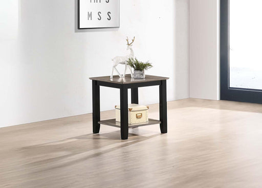 Liihct End Table in Gray/Black image