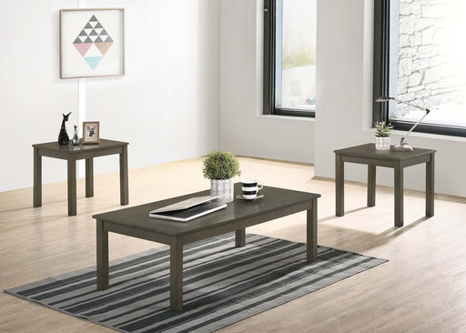 Liihfd 3-Pcs Coffee Table Set in Dark Grey image