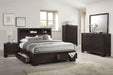 Liihfd E. King Bed/Dark Walnut in Dark Merlot image