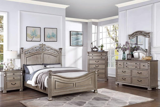 Mcraft Queen Bed in Antique Silver image