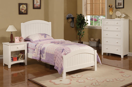 Mcraft Twin Bed in White image