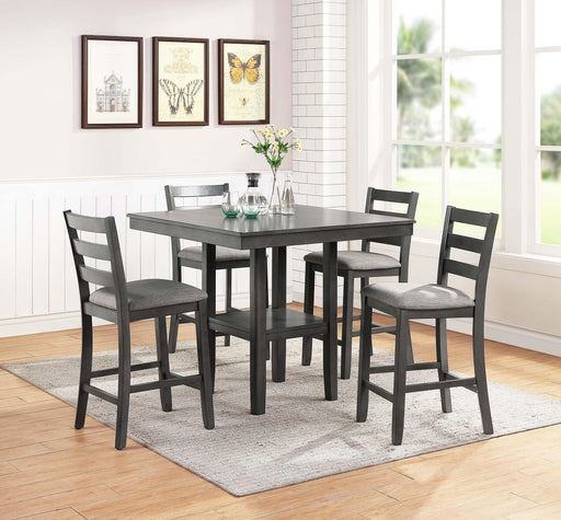 Minyou 5-Pcs Counter Height Set in Grey image