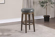 Sfvnco Swivel Barstool in Grey Pu/Walnut Frame image