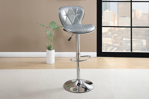 Sopfur Adjustable Bar Stool in Silver image