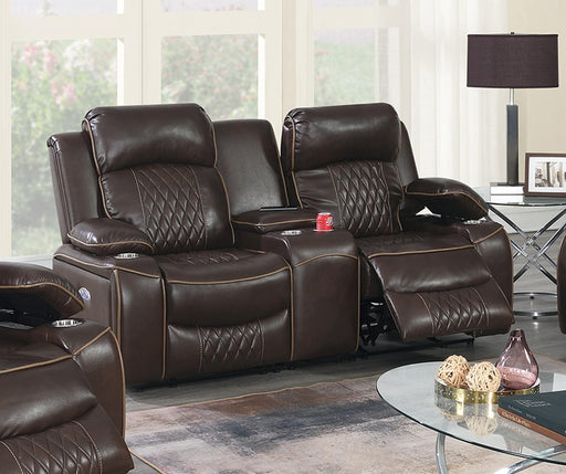 Taiyus Power Loveseat in Brown image