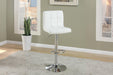 Uefurn Adjustable Bar Stool in White image