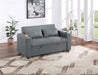 Uniqvn Convertible Sofa in Black Gray image