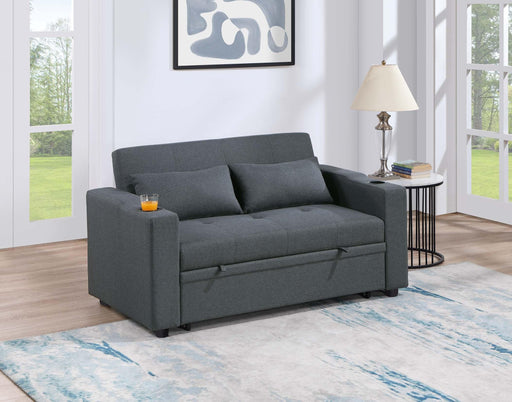 Uniqvn Convertible Sofa in Charcoal image