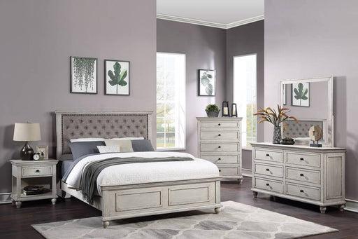 Vfvnco Eastern King Bed in Antique White image