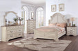 Viethn Cal-King Bed in Antique White image