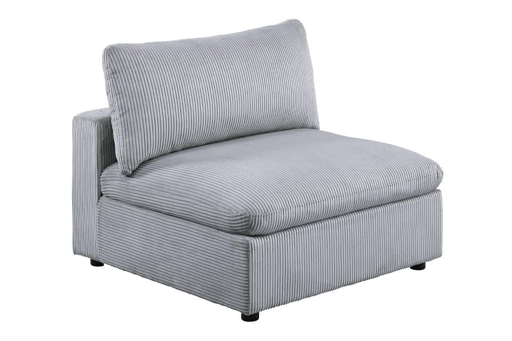 Winwoo Armless Chair in Light Gray image