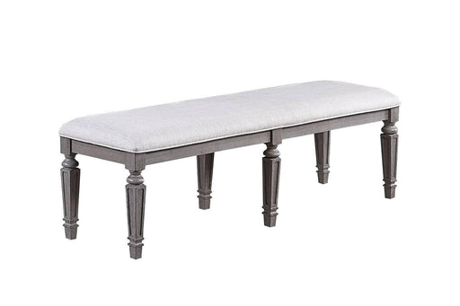 Ysheng Dining Bench in Light Grey image