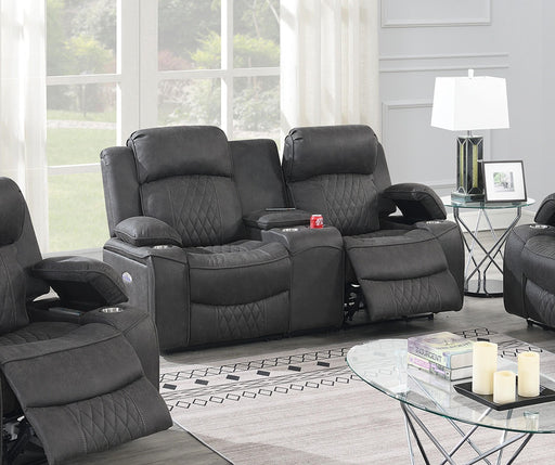 Taiyus Power Loveseat in Charcoal image