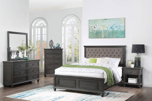 Vfvnco Eastern King Bed in Dark Grey image