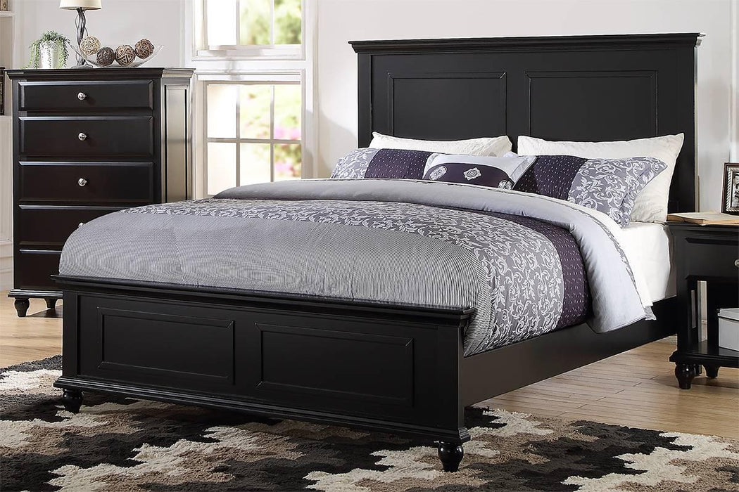 Vfvnco Queen Bed-Black in Black image