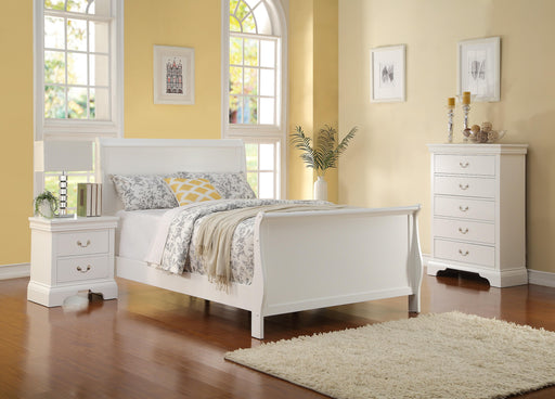 Vfvnco Twin Bed/White in White image